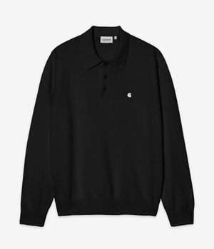 Carhartt WIP Madison Polo-Shirt (black white)