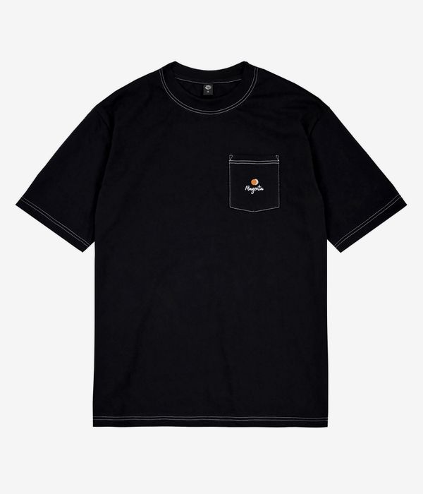 Magenta Vision Pocket T-Shirt (black)