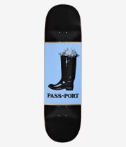 Passport Shoe Welly 8.5" Skateboard Deck (black blue)