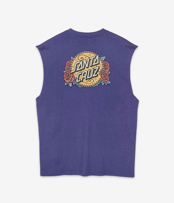 Santa Cruz Guzman Dot Camiseta de tirantes (navy dusk)