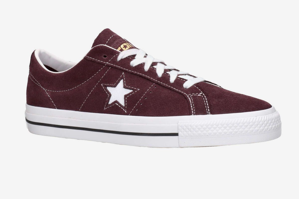 Converse CONS One Star Pro Suede Chaussure (bloodstone white black)