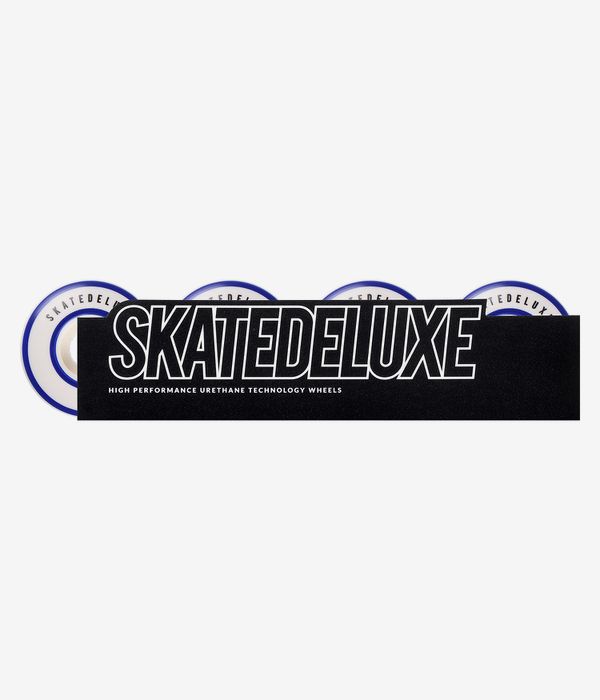 skatedeluxe Lines Series Rollen (white blue) 51mm 100A 4er Pack
