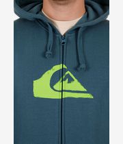 Quiksilver Corporate Logo Zip-Hoodie (indian teal)
