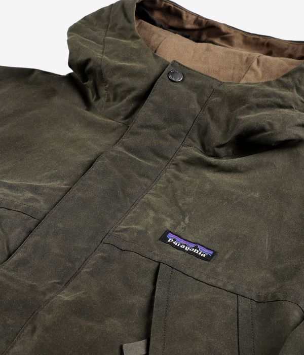 Patagonia Waxed Cotton Jacke (basin green)