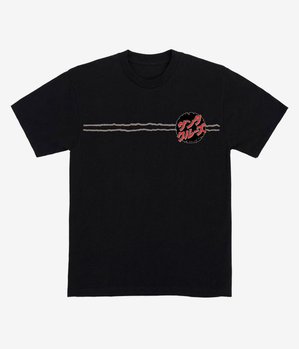 Santa Cruz x Godzilla Destroyer Stripes T-shirt (black)