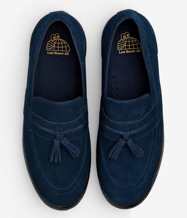 Last Resort AB VM005 Loafer Suede Shoes (dress blues black)