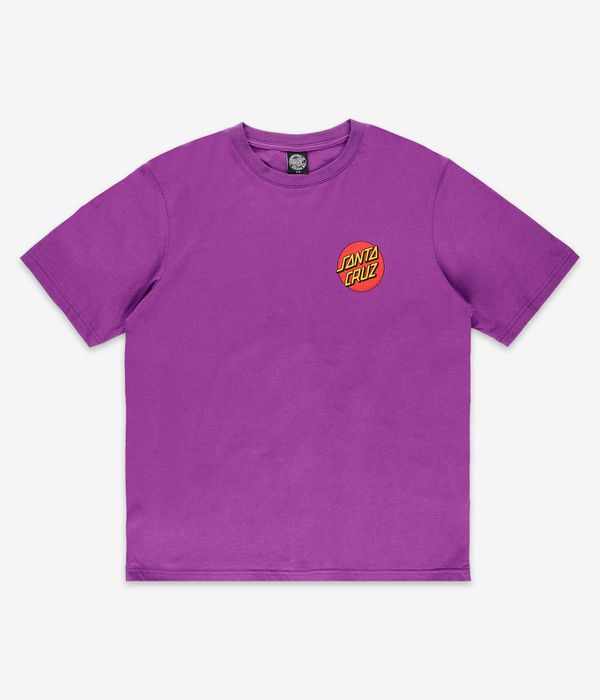 Santa Cruz Classic Dot Chest Camiseta women (grape)