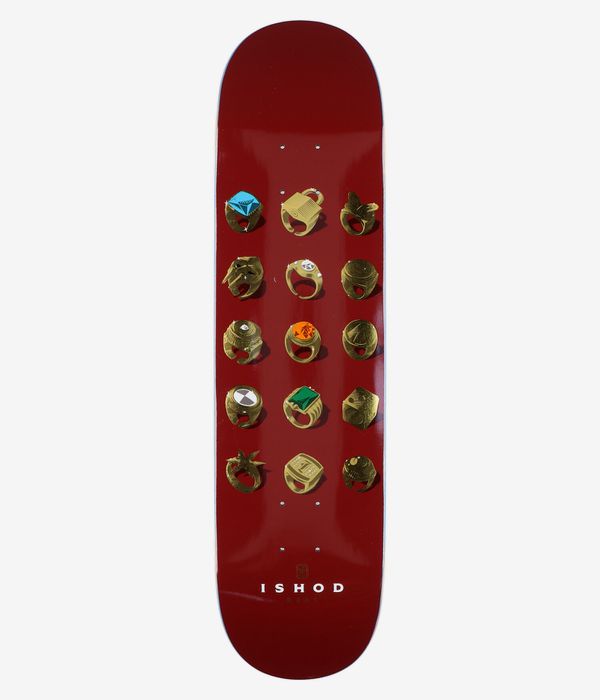 Real Ishod Jeweler Twin Tail 8" Skateboard Deck (burgundy)