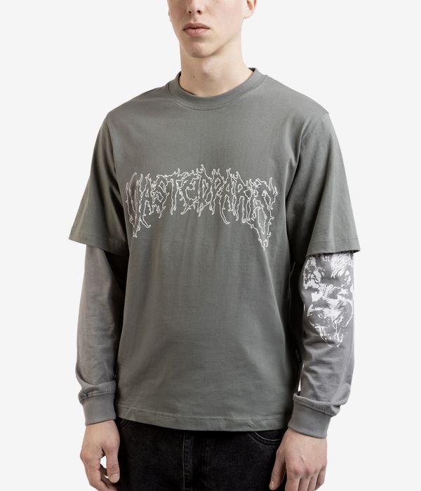 Wasted Paris Varg T-Age Long sleeve (faden green)