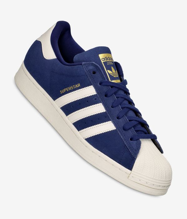 adidas Skateboarding Superstar ADV Chaussure (dark blue chalk white gold)