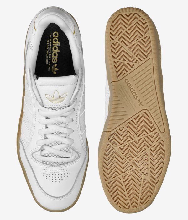 adidas Skateboarding Tyshawn Low Schuh (white white gum)