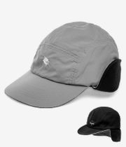 Magenta Reversible Flap Casquette (natural black)