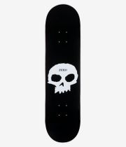 Zero Team Single Skull 8" Skateboard Deck (black)