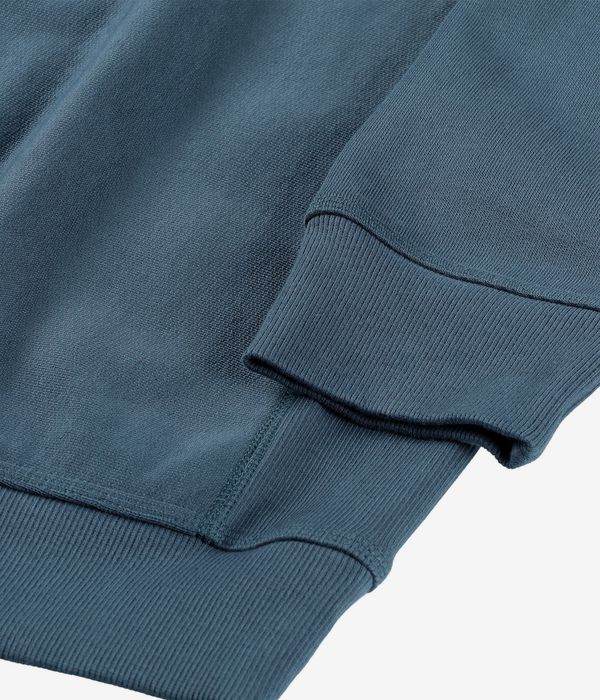 Carhartt WIP American Script Half Zip Sweater (office blue)