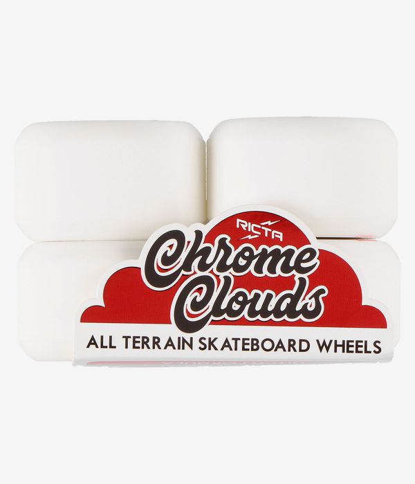 Ricta Chrome Clouds Wielen (red white) 54mm 86A 4 Pack