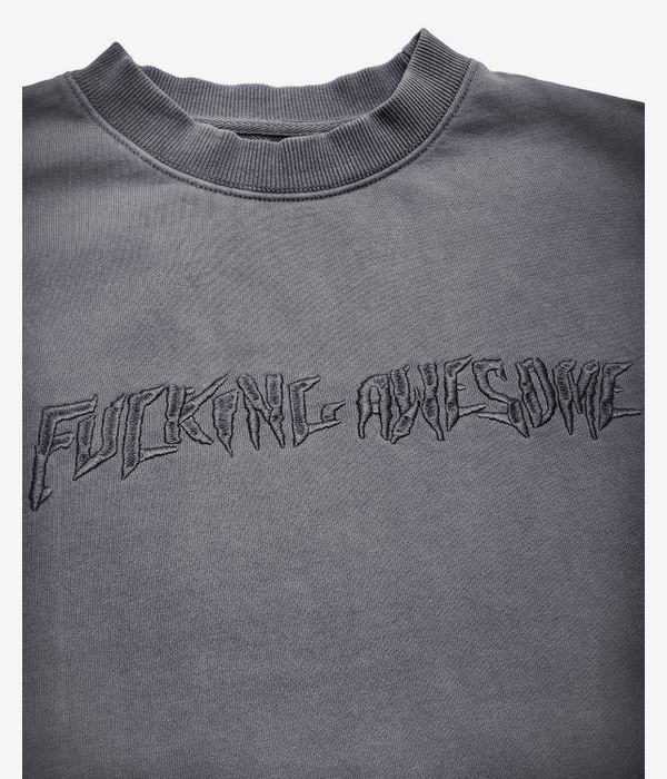 Fucking Awesome Distressed Stamp Sweatshirt (black)