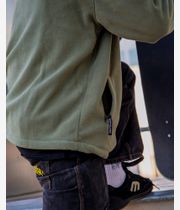 SOUR SOLUTION Micro Fleece Half Zip Sweatshirt (olive)