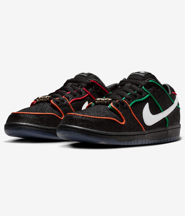 Nike SB x Bronx Girls Skate Dunk Low Pro Buty (black white challange red total)