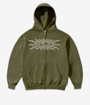 Butter Goods Solar Zip-Sweatshirt avec capuchon (army)
