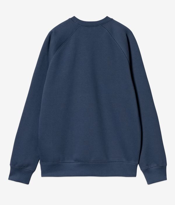 Carhartt WIP Chase Sweatshirt (dusky blue gold)