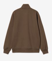 Carhartt WIP Chase Neck Zip Sweatshirt (chocoalte gold)