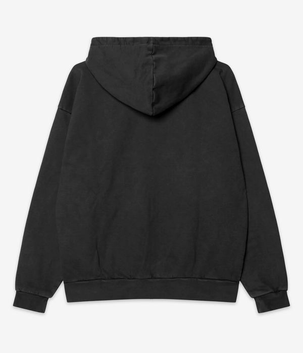 Obey Lowercase Pigment Zip-Hoodie (pigment pirate black)