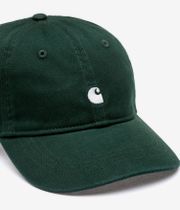 Carhartt WIP Madison Logo Cap (dark scarab white)