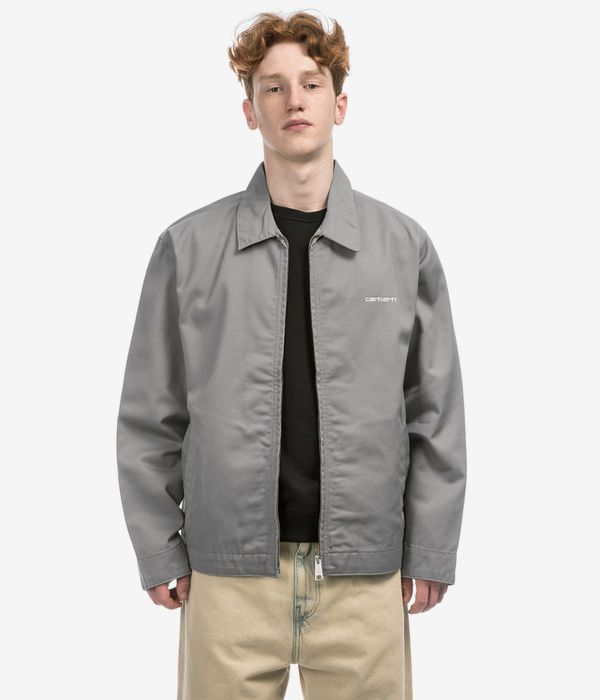 Carhartt WIP Module Script Denison Veste (yosemite white rinsed)
