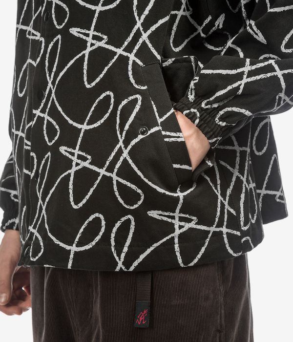 Poetic Collective Boxy Doodle Denim Kurtka (black)