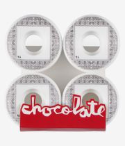 Chocolate Bandana Conical Rouedas (white) 51mm 99A Pack de 4