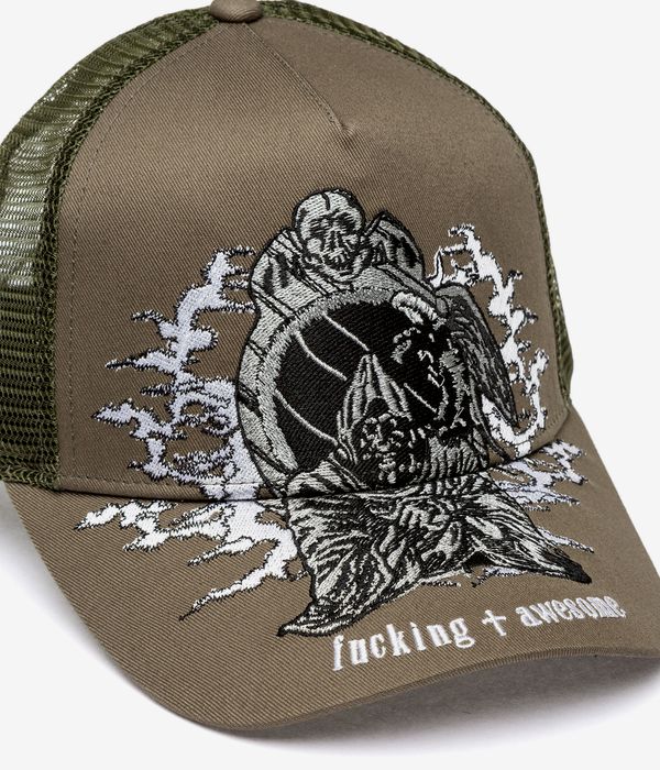 Fucking Awesome Demon Trucker Cap (green)
