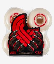 Powell-Peralta Dragons Nano Cubic Asymmetrical Offset Wheels (offwhite) 60 mm 93A 4 Pack
