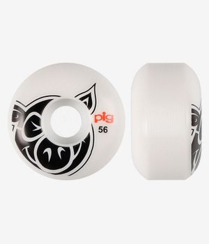 Pig Head Roues (white) 56mm 101A 4 Pack