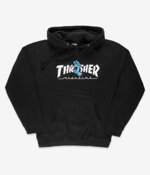 Thrasher x Santa Cruz Screaming Logo Felpa Hoodie (black)