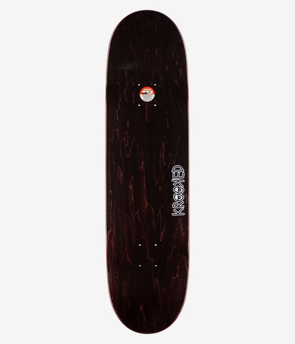 Krooked Geering Guest Pro Punx Mini Series 8.5" Planche de skateboard (red)