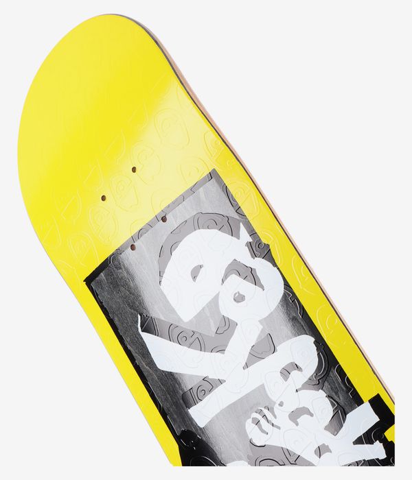 Krooked Team Incognito Embossed 8.25" Skateboard Deck (yellow)