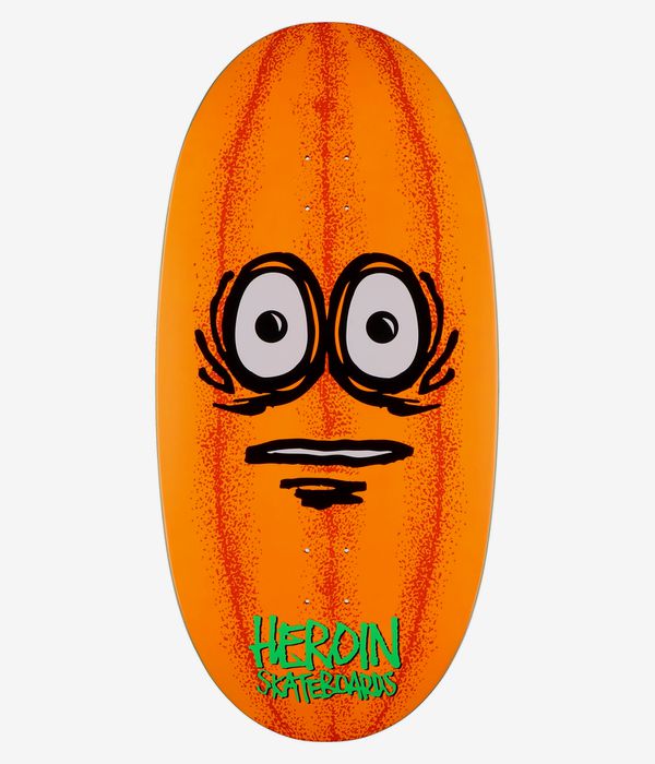 Heroin Skateboards Eggzilla 3 14" Skateboard Deck (orange)