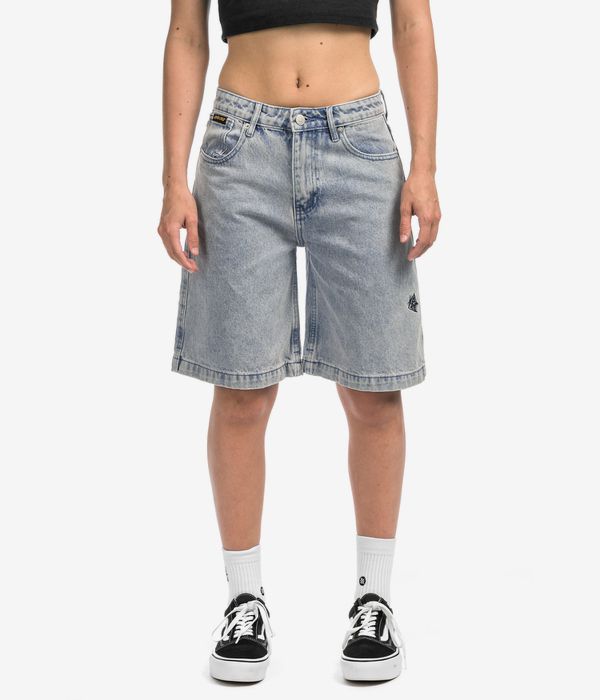 Santa Cruz Flutter Flash Denim Pantaloncini women (lavender stone wash)