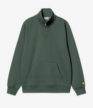 Carhartt WIP Chase Neck Zip Sweater (sycamore tree gold)