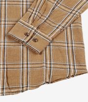 Brixton Charter Linen Blend Camicia (washed cooper whitecap plaid)
