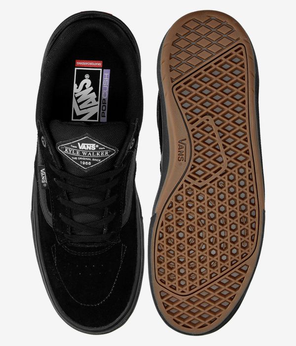 Vans Skate Kyle Walker Wafflecup Schoen (blackout)