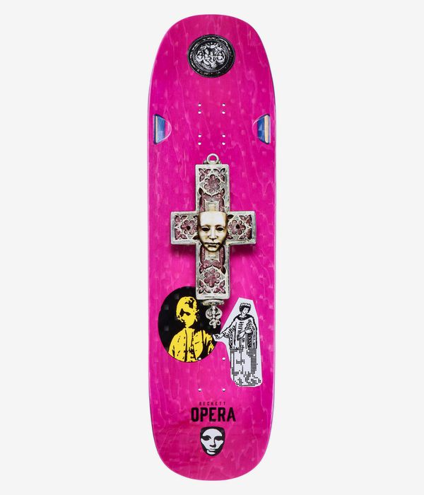 Opera Beckett Reliquary 8.75" Planche de skateboard (pink)