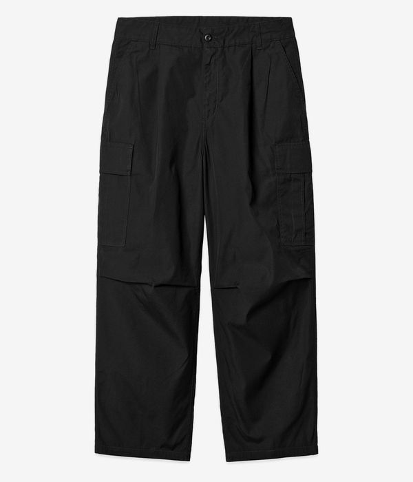 Carhartt WIP Cole Cargo Pant Lane Poplin Spodnie (black rinsed)