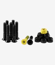Origin Precision 1 1/8" Montageset (black yellow) Kreuzschlitz Senkkopf