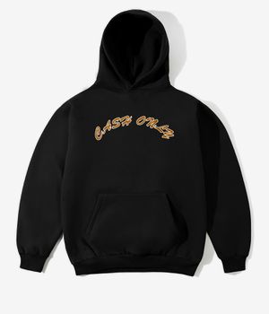 Cash Only Felt Applique Logo Hoodie (black)