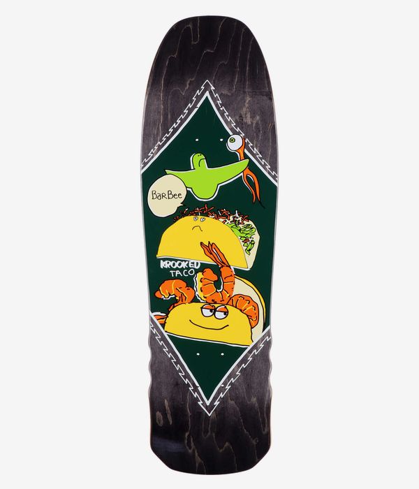 Krooked Barbee Shrimp Taco 9.3" Planche de skateboard (multi)