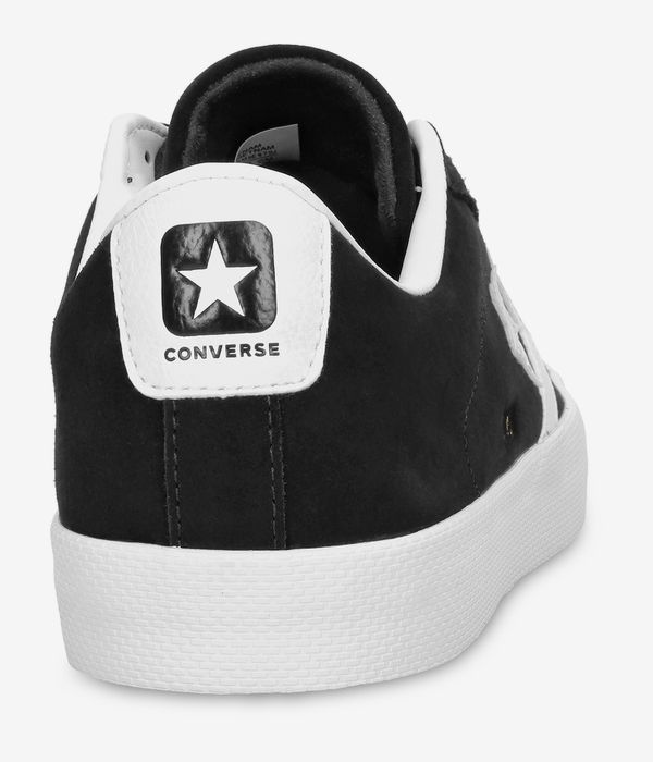 Converse CONS Pro Leather Vulcanized Shoes (black white white)