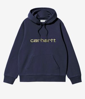 Carhartt WIP Basic Felpa Hoodie (deep night gentle green)