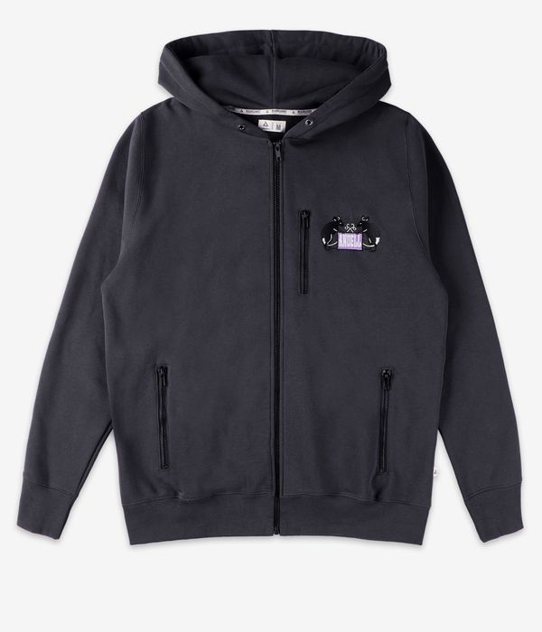 Anuell Rodum Organic Sudadera con cremallera (charcoal)