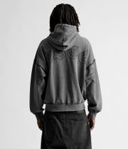 Wasted Paris Kingdom Curve Faded Zip-Hoodie (faded black)